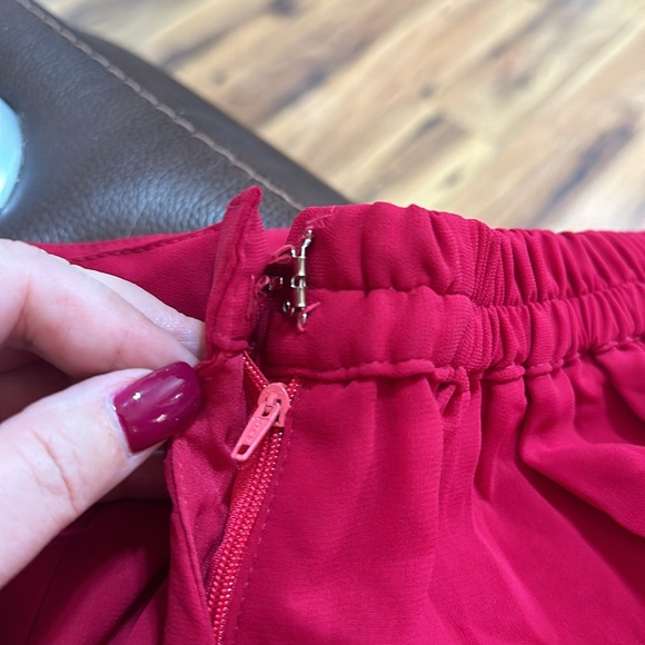 Beautiful Burgandy Palazzo Pants - Picture 9 of 9